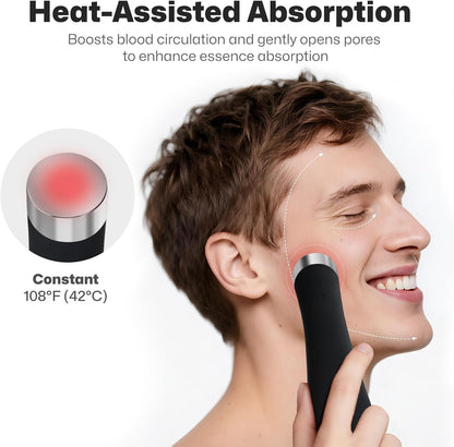 AquaDrip Rechargeable Silicone Facial Cleansing Brush – Deep Cleansing, Gentle Exfoliation & Heat Massage | Waterproof Face Scrubber for All Skin Types